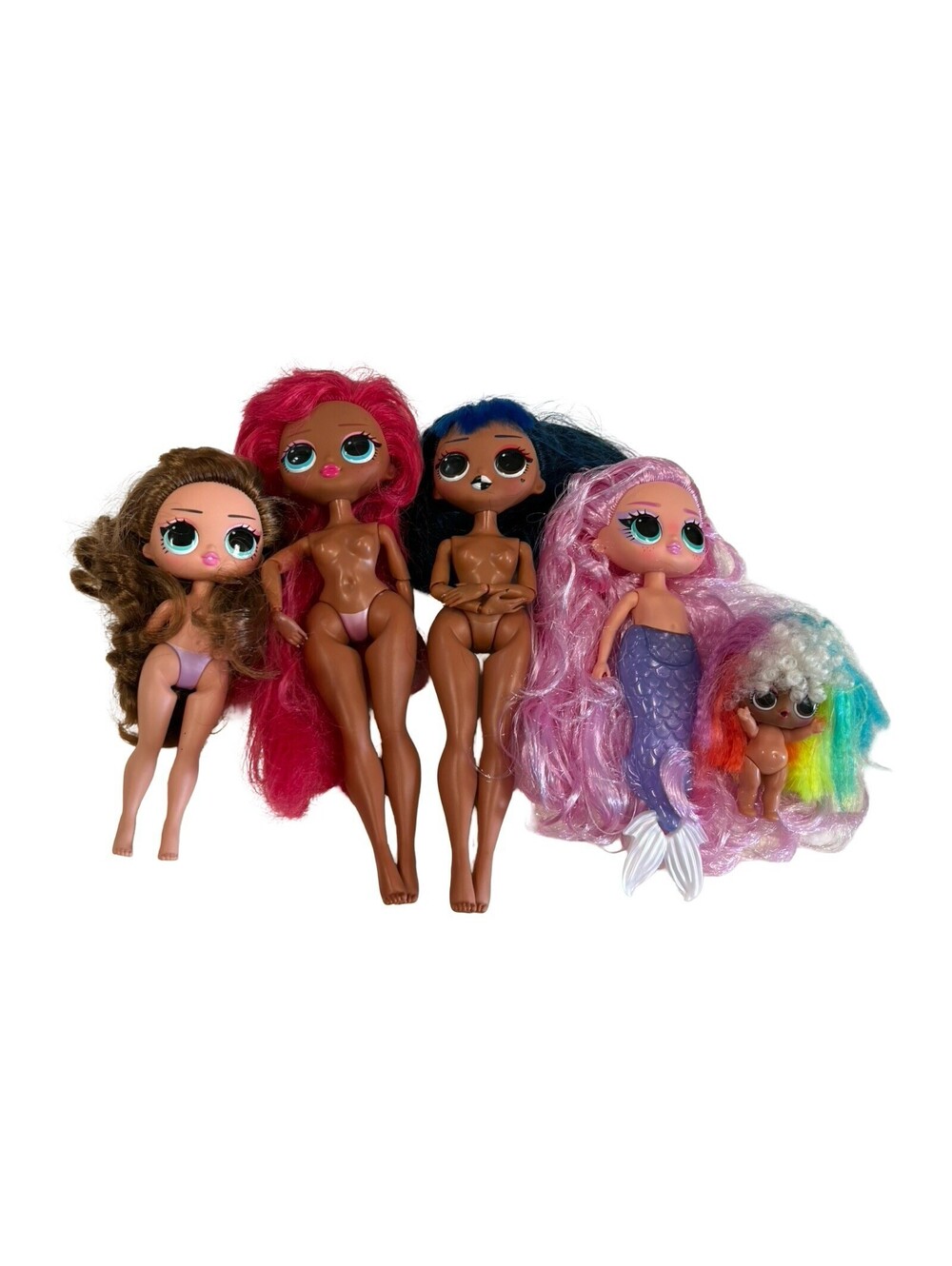 LOT OF LOL SURPRISE OMG MGA ENTERTAINMENT BIG SISTER TEEN DOLLS